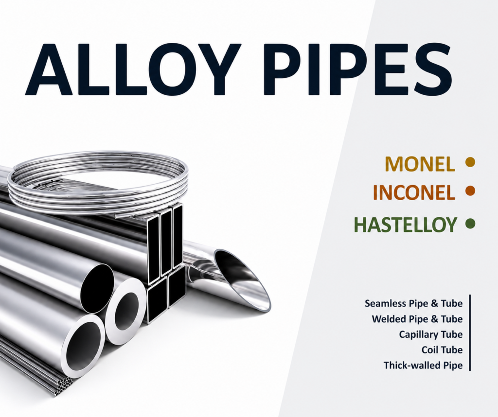 High Nickel Alloy Pipes for Oil & Gas: Inconel, Hastelloy & Monel Explained