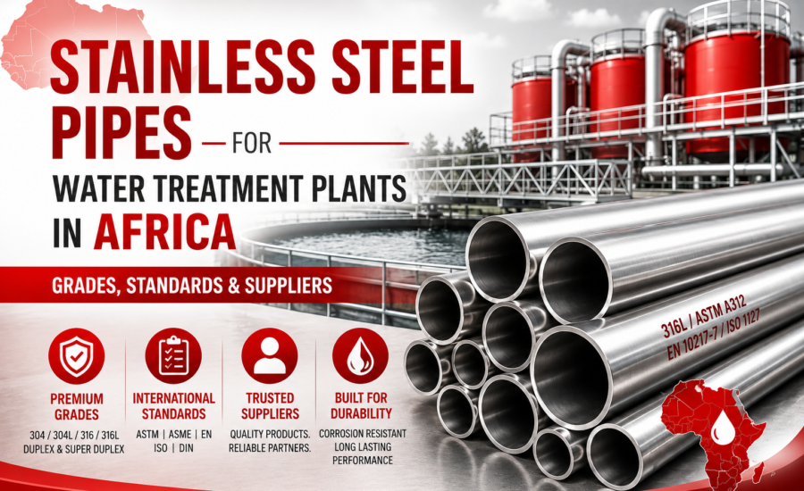 Stainless Steel Pipes for Water Treatment Plants in Africa: Grades, Standards & Suppliers