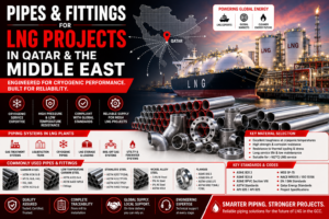 Pipes and Fittings for LNG Projects in Qatar and the Middle East