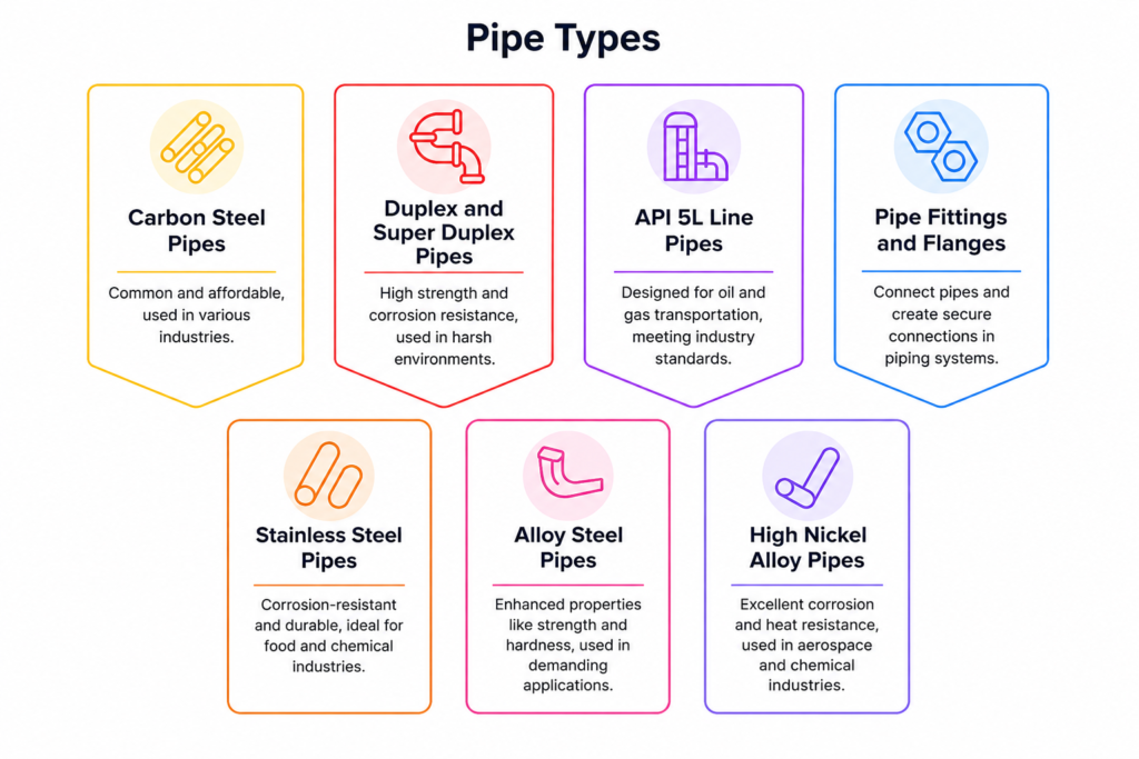 pipe types