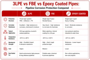 3LPE vs FBE vs Epoxy Coated Pipes: Pipeline Corrosion Protection Compared