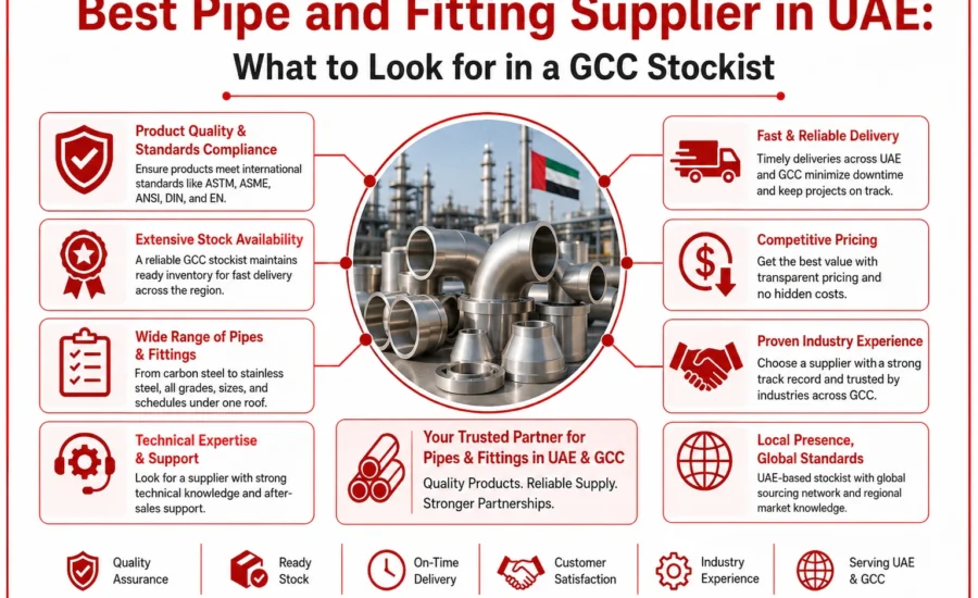 Best Pipe and Fitting Supplier in UAE: What to Look for in a GCC Stockist