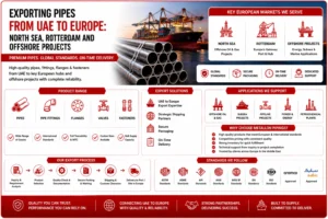 Exporting Pipes from UAE to Europe: North Sea, Rotterdam and Offshore Projects
