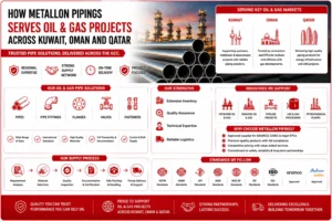 How Metallon Pipings Serves Oil & Gas Projects Across Kuwait, Oman and Qatar