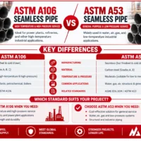 ASTM A106 vs ASTM A53 Seamless Pipe: Which Standard Suits Your Project?