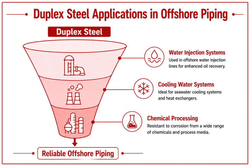 Duplex steel for offshore